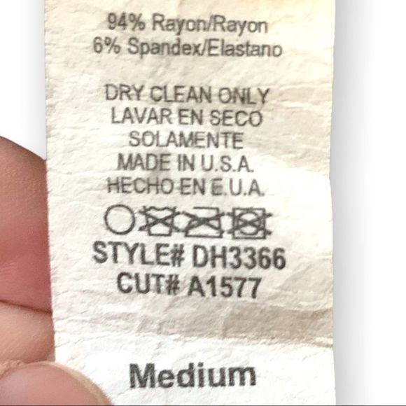 Audrey Navy/White Sleevless Mini Dress M (K-029) - Picture 3 of 8